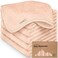KeaBabies 6Pack Baby Washcloths Soft Absorbent Washcloths for Face Body Peachy