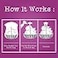 أكياس تغليف قابلة للانكماش من Purple Q Crafts، عبوة من 10 أكياس هدايا، مصنوعة من السيلوفان الشفاف PVC، مقاس 24 × 30 بوصة