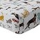 Little Unicorn Premium Crib Sheet Breathable SuperSoft Muslin Fabric Woof