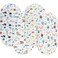 Onacosht Bassinet Sheets for Baby Boy and Girl Stretchy Fitted Sheet Universal for Bassinet Cradle Hourglass Oval Rectangle PadMattress 4 Pack Undersea Fish Animal and Dinosaur Printing