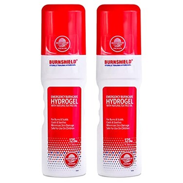 Burnshield Premium Hydrogel Burn Spray 45 oz 125 ml 2 Count