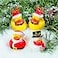Fun Express Vinyl Holiday Rubber Duckies 12 Count Great for Party Favors Childrens Birthday Bash Holiday Celebrations