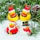 Fun Express Vinyl Holiday Rubber Duckies 12 Count Great for Party Favors Childrens Birthday Bash Holiday Celebrations