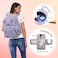 Dikaslon Diaper Bag Backpack with Portable Changing Pad Pacifier Case and Stroller Straps Large Unisex Baby Bags for Boys Girls Multipurpose Travel Back Pack Moms Dads Taro Purple