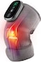 MOAJAZA Heated Knee Massager Shoulder Heating Pads Elbow Brace 3 in 1 with Vibration Cordless Rechargeable Heating Knee Warmers Wrap for Shoulder Elbow Knee Stress Relief