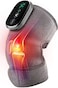 MOAJAZA Heated Knee Massager Shoulder Heating Pads Elbow Brace 3 in 1 with Vibration Cordless Rechargeable Heating Knee Warmers Wrap for Shoulder Elbow Knee Stress Relief