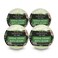 Nature's Beauty Natures Beauty Eucalyptus Tea Tree Bath Bomb MultiPack Natural Hand Crafted NonStaining Luxury Fizzy Spa Bomb Sooth Restore Skin Made wCoconut Oil Witch Hazel 55oz 4 Pack