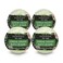 Nature's Beauty Natures Beauty Eucalyptus Tea Tree Bath Bomb MultiPack Natural Hand Crafted NonStaining Luxury Fizzy Spa Bomb Sooth Restore Skin Made wCoconut Oil Witch Hazel 55oz 4 Pack