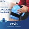 كمادات ثلج للركبة REVIX 20 XXXL، تلف حول الركبة بالكامل، كمادة ثلج كبيرة جدًا لعلاج تمزق غضروف الركبة والتهاب المفاصل، كمادات باردة قابلة لإعادة الاستخدام للظهر والكتفين بعد التمرين