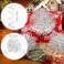 Poen 12 Pcs Large Pull Bows for Gift Wrapping 8 Silver Ribbon Pull Bows Gift Bow for Presents Wedding Baskets Wrapping Boxes Wine Bottles Flower Holiday Decorations