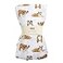 Mud Pie Bulldog Print Muslin Baby Swaddle Blanket 47 x 47 12140053