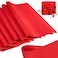 Qilery 500 Sheets Red Tissue Paper Bulk for Gift Bags 15 x 20 Inch Acid Free Wrapping Sheets for Summer Party Back to School Teacher Gift Wrap Birthday DIY Crafts Flower Bouquet Pack