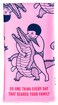 Blue Q Do One Thing Everyday that Scares Your Family Dish Towel Funny Kitchen Towels 100 Cotton Durable Soft Super Absorbent Machine Washable ScreenPrinted Gift Ideas Size 28 x 21