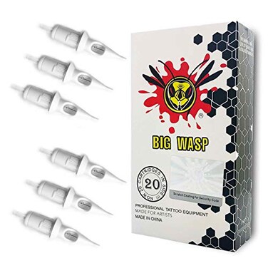 BIGWASP Disposable 1003RL Tattoo Needle Cartridge 3 Round Liner 3RL 20Pcs