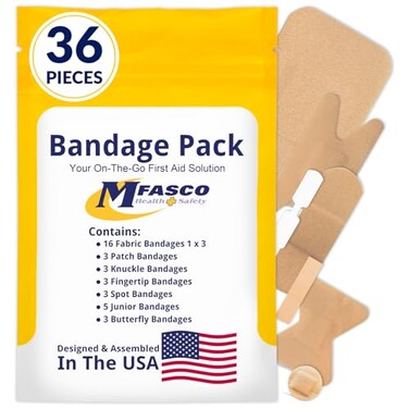 MFASCO First Aid Kit Refill Supplies Bandage Refill Pack