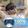 YIVIEW Sleep Mask for Back and Side Sleeper Pack of 3 100 Light Blocking 3D Eye Masks for Sleeping Lightweight Breathable Eye Cover for Women Men Zero Pressure Night Blindfold