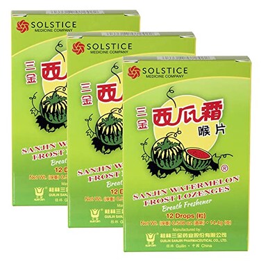 Sanjin Watermelon Frost Lozenge 12 Lozenge 3 Boxes Solstice