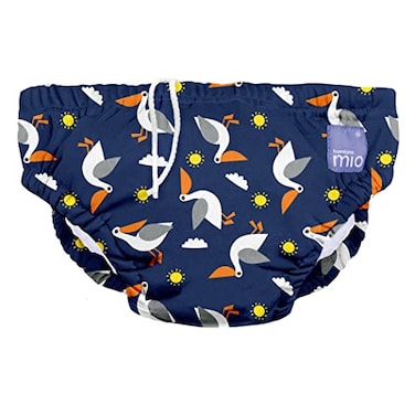 Bambino Mio Reusable Swim Diaper Baby and Toddler Pelican Pier Extra Large 2 Years