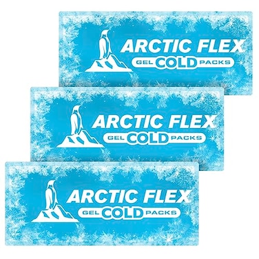 عبوات جل بديلة من Arctic Flex، عبوات ثلج قابلة لإعادة الاستخدام لدعامة الركبة، عبوة جل ساخنة وباردة للإصابات، لتخفيف الألم والتورم، ضمادة ضغط مرنة، مناسبة للرياضيين من النساء والرجال