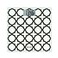 Taylor Glass Digital Bath Scale White Lattice 100 Count