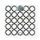 Taylor Glass Digital Bath Scale White Lattice 100 Count