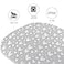 Biloban Bassinet Fitted Sheets for UPPAbaby Bassinet 100 Jersey Knit Cotton Sheets Breathable and Heavenly Soft Grey and White Print for Baby