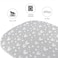 Biloban Bassinet Fitted Sheets for UPPAbaby Bassinet 100 Jersey Knit Cotton Sheets Breathable and Heavenly Soft Grey and White Print for Baby