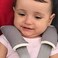 DorDor &amp; DorDor GorGor Organic Baby Seat Belt Cushion Extra Plush 100 Cotton Gray