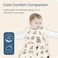 TOTBASIC Baby Sleep Sack 151824 Months Light Wearable Blanket for Babies with 2Way Zippers 05 TOG Premium Soft Breathable Sleeping Bag for Toddler Boys Girls 2Pack