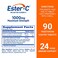 Ester-C EsterC Vitamin C 1000 mg 90 Coated Tablets