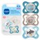 MAM Pacifier 06 Months Variety Pack BPAFree Silicone Nipple 3 Pack