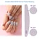 AhaTopia 8080 Grit Nail Files 10 Pack Emery Boards for Acrylic Nails and Gel Nails Coarse Nail File Double Sided 80 Grits Emory Professional Nail Filers Reusable Washable Manicure Curved Gray