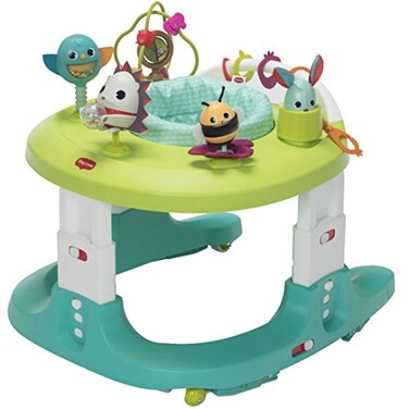مركز أنشطة متنقل للأطفال من Tiny Love 4in1 Here I Grow، مزود بمشاية أطفال ومركز أنشطة، بالإضافة إلى ألعاب تفاعلية وأنشطة تنموية من Meadow Days.