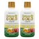 NaturesPlus Source of Life GOLD Multivitamin Liquid 30 fl oz Pack of 2 Includes Vitamins D3 B12 K2 Over 120 Whole Food Nutrients 60 Total Servings