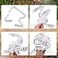 مجموعة ليزاكا المكونة من 12 قطعة من شرائط الزينة لحفلات أعياد الميلاد، بتصميمات قوس قزح وشموع وكب كيك، مثالية لتغليف الهدايا وباقات الزهور وسلال الزهور.