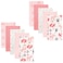 Hudson Baby Unisex Baby Quilted Burp Cloths Girl Forest One Size