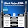 فرشاة أسنان كهربائية Aquasonic Black Series PRO UltraWhitening، 5 أوضاع، مؤقتات ذكية، حقيبة سفر فاخرة، 6 رؤوس فرشاة Proflex، معتمدة من جمعية طب الأسنان الأمريكية (ADA).