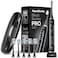 فرشاة أسنان كهربائية Aquasonic Black Series PRO UltraWhitening، 5 أوضاع، مؤقتات ذكية، حقيبة سفر فاخرة، 6 رؤوس فرشاة Proflex، معتمدة من جمعية طب الأسنان الأمريكية (ADA).