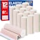 AZEN Premium 12 Pack Elastic Bandage Wrap 6 Inch Compression Wrap Bandage for Legs Ankle Knee Tummy Body LatexFree Lymphedema Wraps for Legs