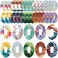 Siifert 30 Pack Adhesive Patches Compatible with Dexcom G7 G6 CGM Tape Breathable Overpatch Pre Cut Adhesive WaterResistant Tape Stickers Sensor Covers 10 Swirl StylesCompatible with Dexcom G6