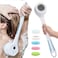 PeaMirmy Electric Body Brush5 Attachments Brush Heads Electric SPA Spin Scrubber for Shower Bathing Cleansing Wash Deep Cleaning with Silicone Rechargeable IPX7 Waterproof