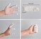 G2PLUS Disposable Latex Finger Cots Rubber 140gApprox 205PCS Fingertips Protective Finger Art Latex Tissue Finger Cot White
