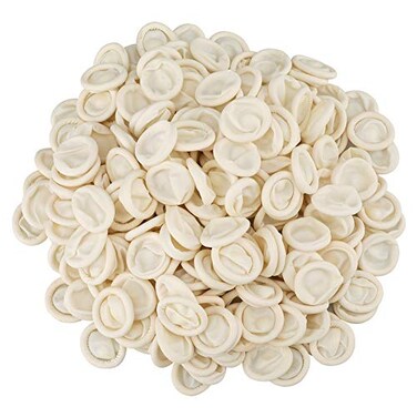 G2PLUS Disposable Latex Finger Cots Rubber 140gApprox 205PCS Fingertips Protective Finger Art Latex Tissue Finger Cot White
