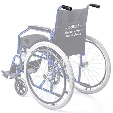 ProHeal Wheelchair Hand Grips Padded Hand Grip Essential Wheelchair Accessories Easy Instillation Universal Fit Single Unit 7 8 Tubing
