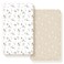 GRSSDER Stretch Ultra Soft Jersey Knit Fitted Crib Sheets Set 2 PackFit All Standard Crib Mattress Pads Safe and Snug Crib Fitted Sheet for Boys and Girls Stylish Watercolor Rabbit Pattern