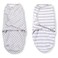 SwaddleMe Original Swaddle Size Small 03 Months 2Pack Grey Dot Stripe