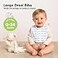 KeaBabies 8Pack Organic Baby Bibs for Drooling and Teething Vessels