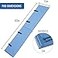 DMI Bed Rail Cover Bed Rail Padding and Bed Bumper Pad for Elderly Disabled or Handicapped Rails Not included Padded Cover Only Blue 60 x 15 x 05 2 Count