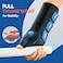 FEATOL Carpal Tunnel Wrist Brace Night Support Thumb Spica Splint Right Hand for De Quervains Tenosynovitis Tendonitis Thumb Brace for Women Men Black Blue Mediumlarge