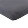 Hudson Baby Unisex Baby Cotton Fitted Crib Sheet Heather Charcoal One Size